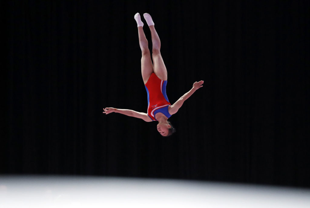 Trampoline women in air best of aisan games top shots images