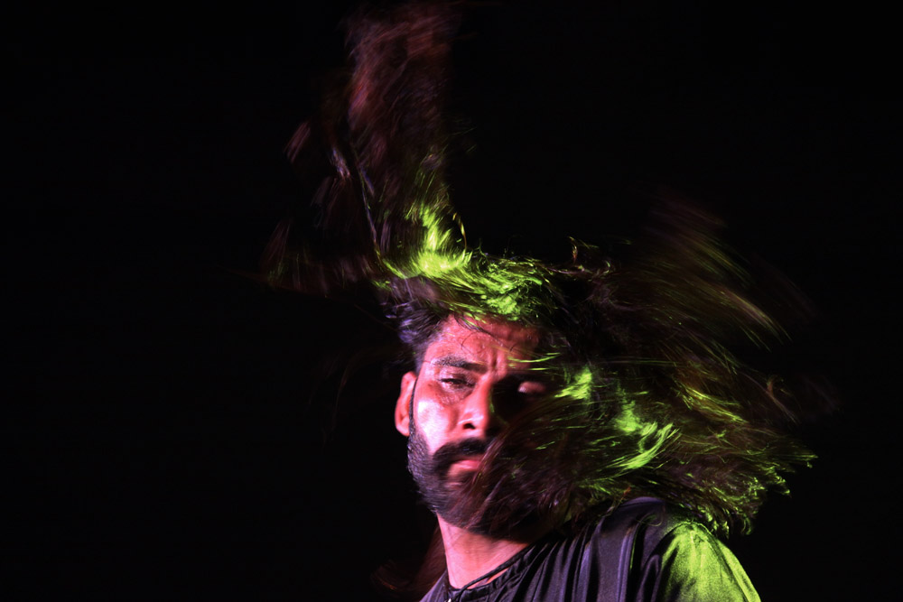 Whirling dervish from Shah Hussain's Mazaar, Pakistan perform during the International Sufi Festival in Amritsar, India, 20 October 2012. The two-day International Sufi Festival has been organised by Foundation of SAARC (South Asian Association for Regional Cooperation) Writers and Literature (FOSWAL) along with Punjab government. According to a press release, Bangladeshi and Afghanistani singers, sufi Malangs from Pakistan, dancers from Uzbekistan, instrumental and vocal group from Turkey are the highlights of the cultural performances. The festival aims to highlight the presence of the Sufi thought throughout the world and the need to discuss, view, absorb and practice it in all its manifestations.
