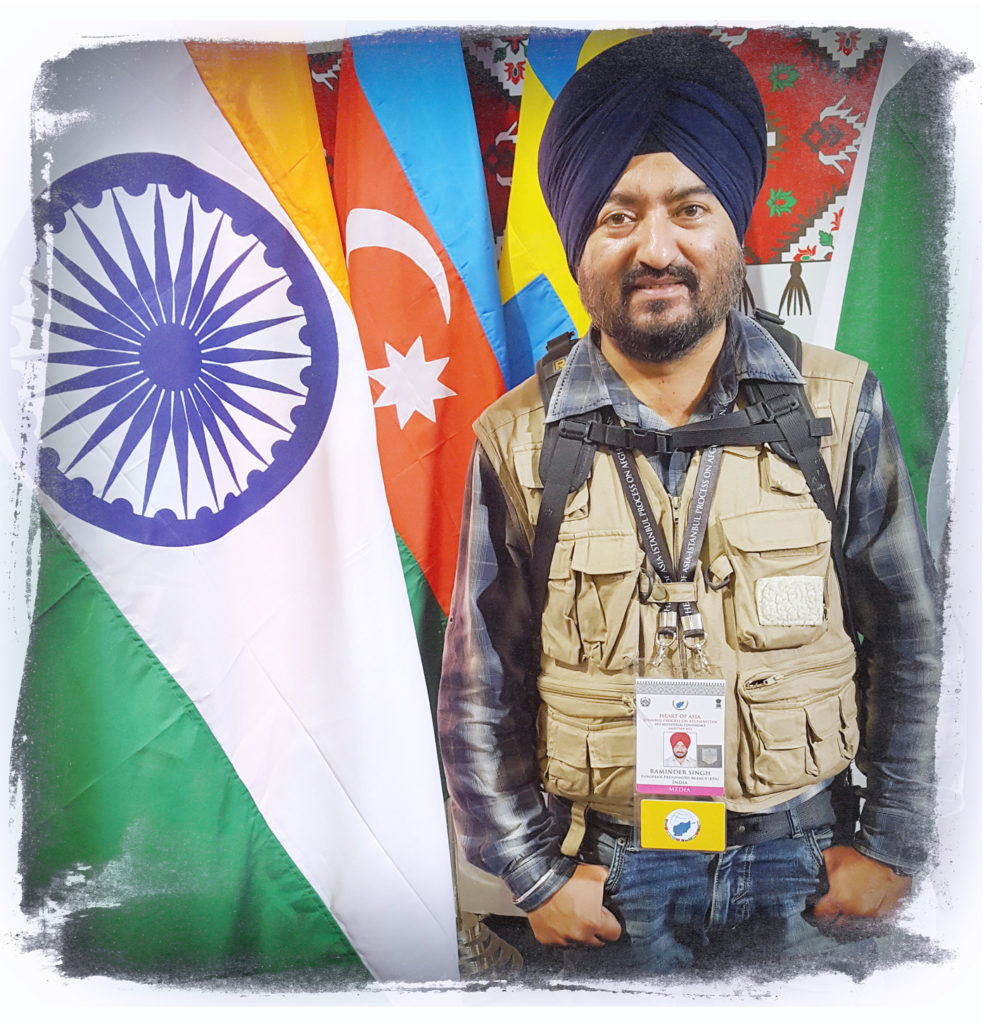 Raminder pal Singh with various country flags profile pic
